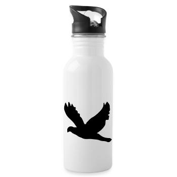 bird - Gourde avec paille intégrée - blanc - Droite