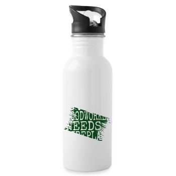 Charpentier Sweats à capuche et sweat-shirts Citation drôle Geek - Gourde avec paille intégrée - blanc - Droite