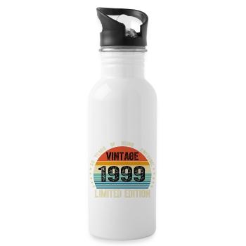 Vintage 1999 25 Years Old 25th Birthday Limited - Gourde avec paille intégrée - blanc - Droite