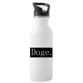 [HD] Doge - Gourde avec paille intégrée - blanc - Droite