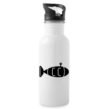 U-Boot-Boot - Trinkflasche mit integriertem Trinkhalm - Weiß - Rechts