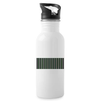 barcode - Water bottle with straw - white - Right