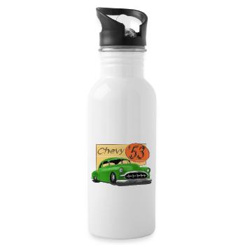 '53 Custom - Water bottle with straw - white - Right