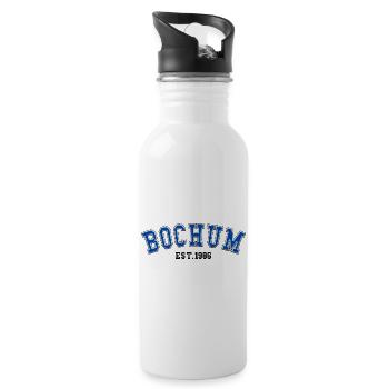 Bochum Est. 1986 - Water bottle with straw - white - Right