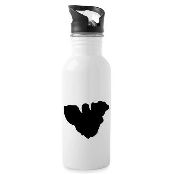 MOOREA - Water bottle with straw - white - Right