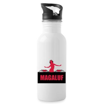 DJ Girl Sexy Magaluf Mallorca - Gourde avec paille intégrée - blanc - Droite