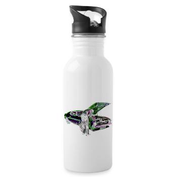 Schrauber Iinvert - Trinkflasche mit integriertem Trinkhalm - Weiß - Rechts
