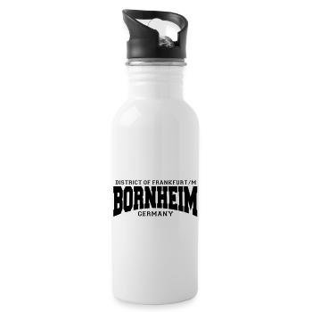 Frankfurt bornheim - Water bottle with straw - white - Right