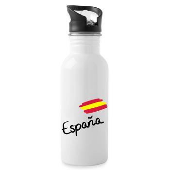 spain__f3 - Gourde avec paille intégrée - blanc - Droite