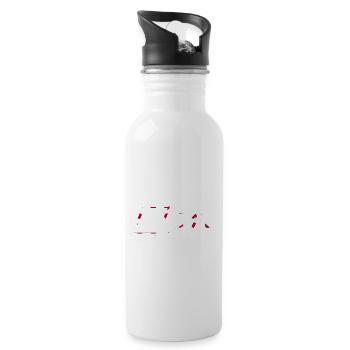 Japan - Water bottle with straw - white - Right