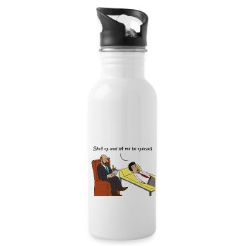 Therapy - Water bottle with straw - white - Right