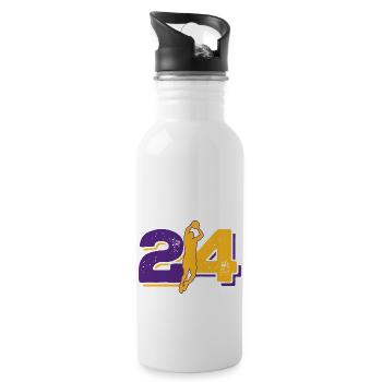 La mamba the legend of Basketball 24 - Gourde avec paille intégrée - blanc - Droite