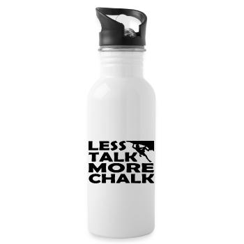 Bouldering Climbing Climbing - Water bottle with straw - white - Right
