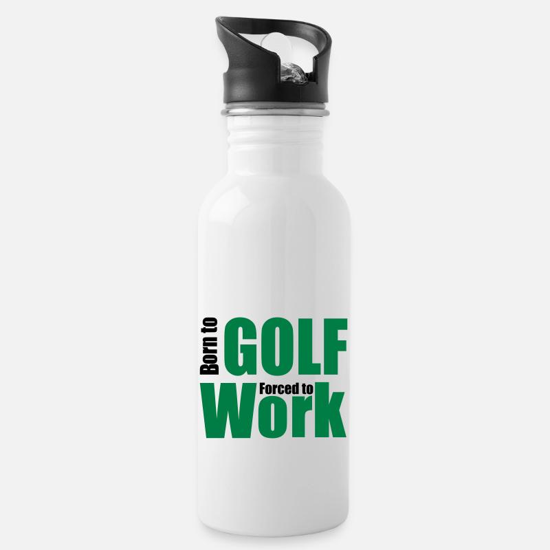 Golfe - Gourde avec paille intégrée - blanc