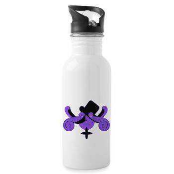 Unreal Mister Blok - Water bottle with straw - white - Right