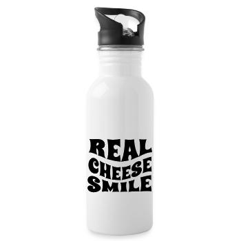 RealCheeseSmile - Water bottle with straw - white - Right