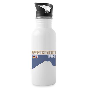 Aggenstein Summit Tour Grän Randonnée avec des enfants - Gourde avec paille intégrée - blanc - Droite
