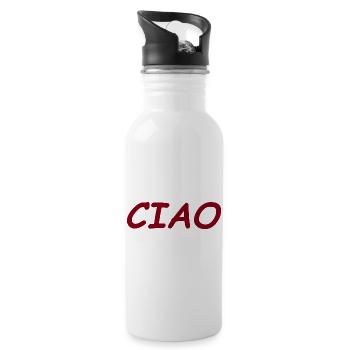 CIAO - Water bottle with straw - white - Right
