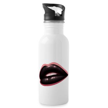 Black Lips - Mysterious Art - Water bottle with straw - white - Right