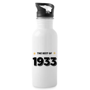 Best of 1933 - Water bottle with straw - white - Right