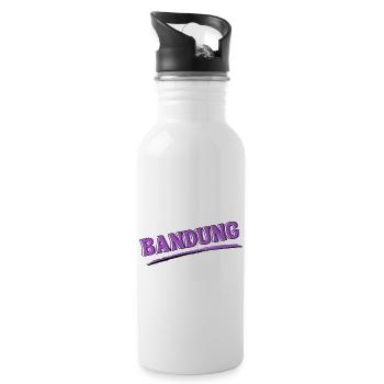 Bandung Indonesia - Water bottle with straw - white - Right