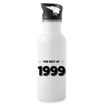Das Beste aus 1999 - Trinkflasche mit integriertem Trinkhalm - Weiß - Rechts