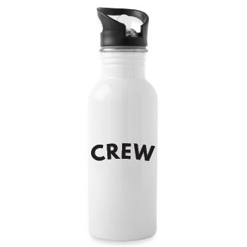 crew - Water bottle with straw - white - Right