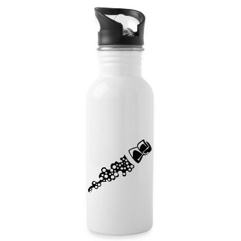 PLOPP - Water bottle with straw - white - Right