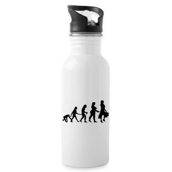 SHOPPING QUEEN EVOLUTION - Water bottle with straw - white - Right