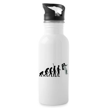 evolution_astronaut_2c - Gourde avec paille intégrée - blanc - Droite