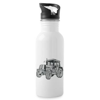 DDR Tractor ZT 300 Series - Water bottle with straw - white - Right