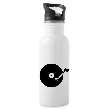Turntable vinyl - Water bottle with straw - white - Right