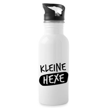 kleine hexe - Trinkflasche mit integriertem Trinkhalm - Weiß - Rechts