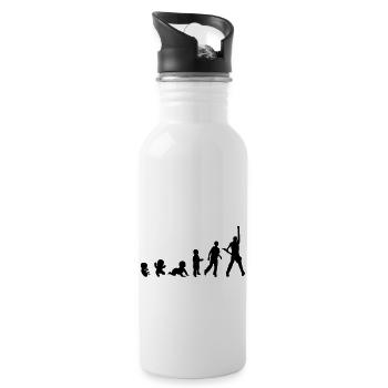 evolution man passion metier rocker - Trinkflasche mit integriertem Trinkhalm - Weiß - Rechts
