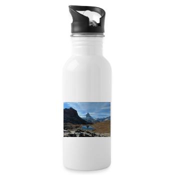 Matterhorn - Water bottle with straw - white - Right