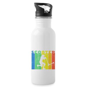 Stunt Scooter Boy Scooter Teenager Scooter - Water bottle with straw - white - Right