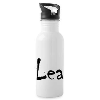 lea - Trinkflasche mit integriertem Trinkhalm - Weiß - Rechts