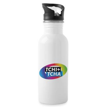 tchitcha - Gourde avec paille intégrée - blanc - Droite