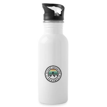 Outdoor Adventure Austria - Water bottle with straw - white - Right