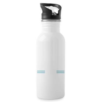 sexy carpenter tshirts carpentry humor - Water bottle with straw - white - Right