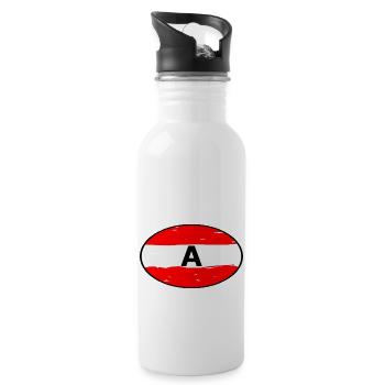 The Austrians - Water bottle with straw - white - Right