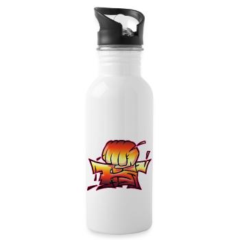 Fist - Water bottle with straw - white - Right