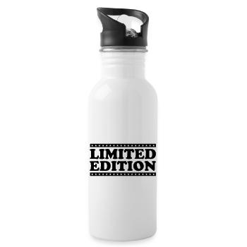 Limited Edition - Water bottle with straw - white - Right