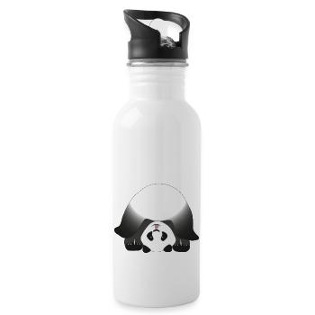 Panda fingers - Water bottle with straw - white - Right