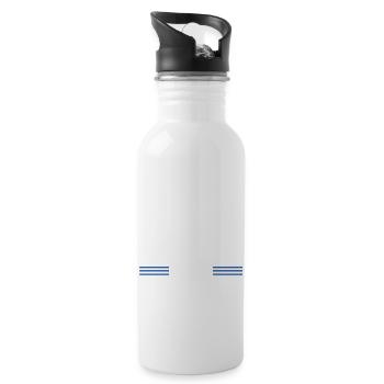 arboriculturist gift idea arboriculture sayings - Trinkflasche mit integriertem Trinkhalm - Weiß - Rechts