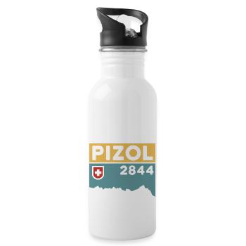 Pizol Bad Ragaz 5 Lacs Randonnée Randonnée Suisse - Gourde avec paille intégrée - blanc - Droite