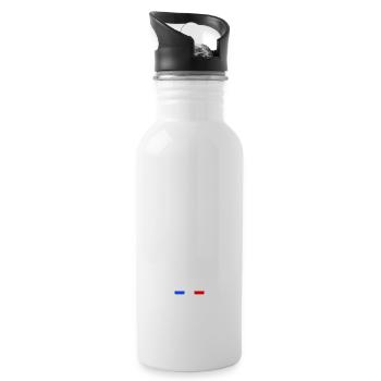 Nouvelle Calédonie 988 La Vie est Meilleure - Gourde avec paille intégrée - blanc - Droite