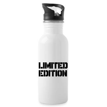 Limited Edition - Water bottle with straw - white - Right