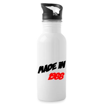 Made in 1988 - Gourde avec paille intégrée - blanc - Droite