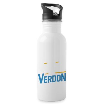 Les Gorges du Verdon - Gourde avec paille intégrée - blanc - Droite